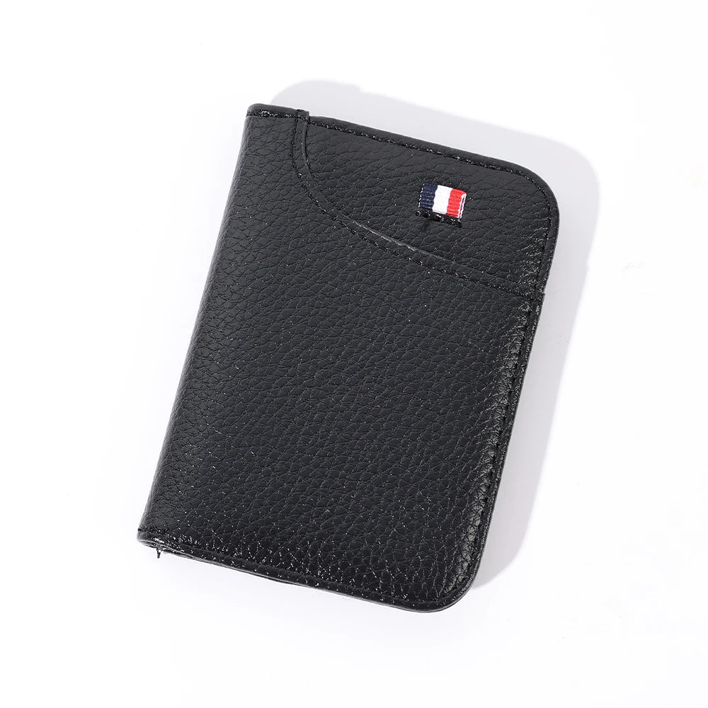 Compact PU leather slim credit card wallet for men with multiple slots -10