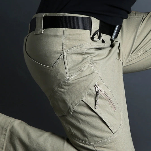 Cotton Men Military Tactical Cargo Pants - green 4