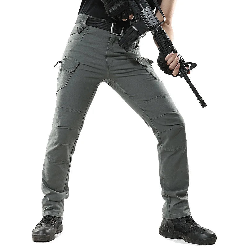 Cotton Men Military Tactical Cargo Pants  - green 7