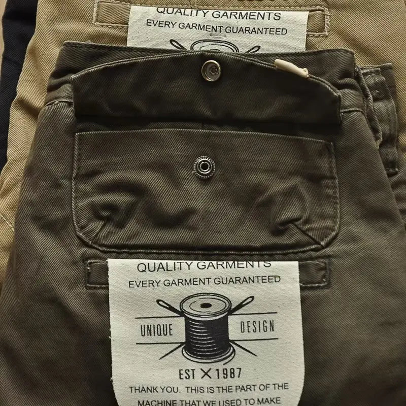 Cargo Pants American Retro Heavy-duty  - dark green 2