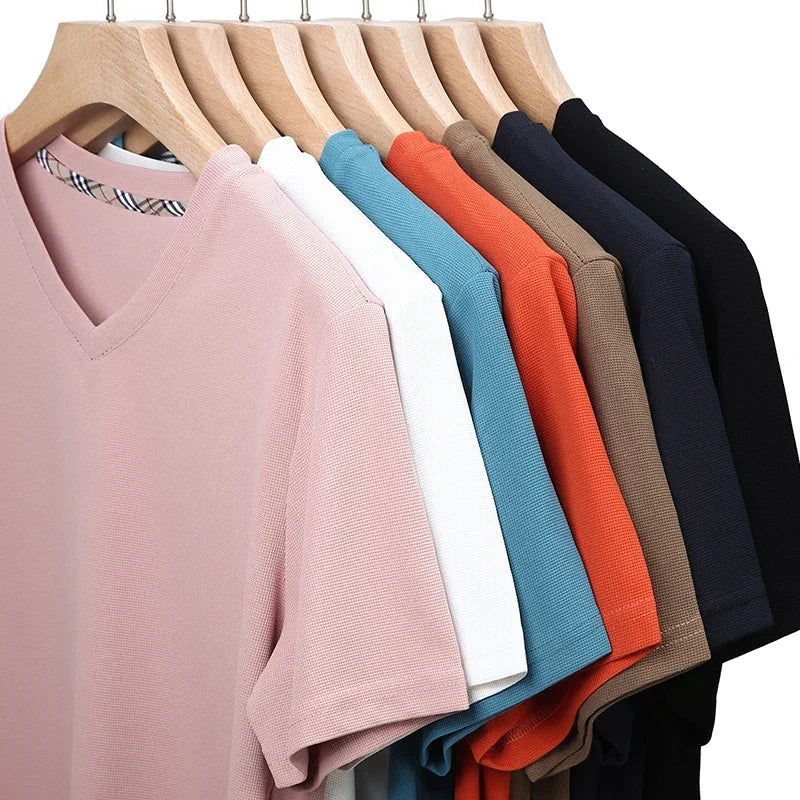 Men's Short Sleeved T-shirt Summer  - multi colors