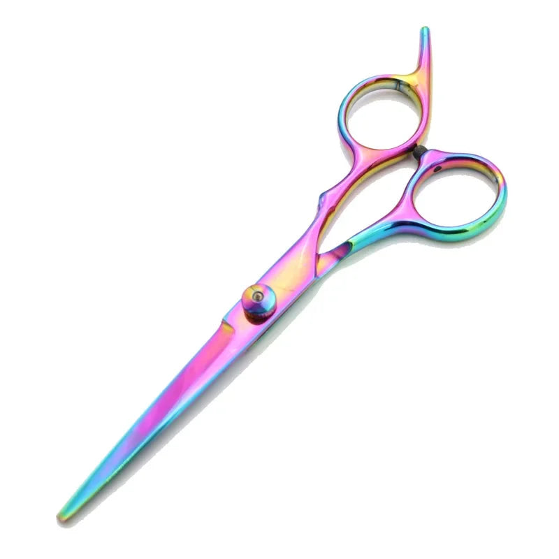 Professional Black and Golden Stainless Steel Hair Cutting Scissors and Thinning Shears - v=colors