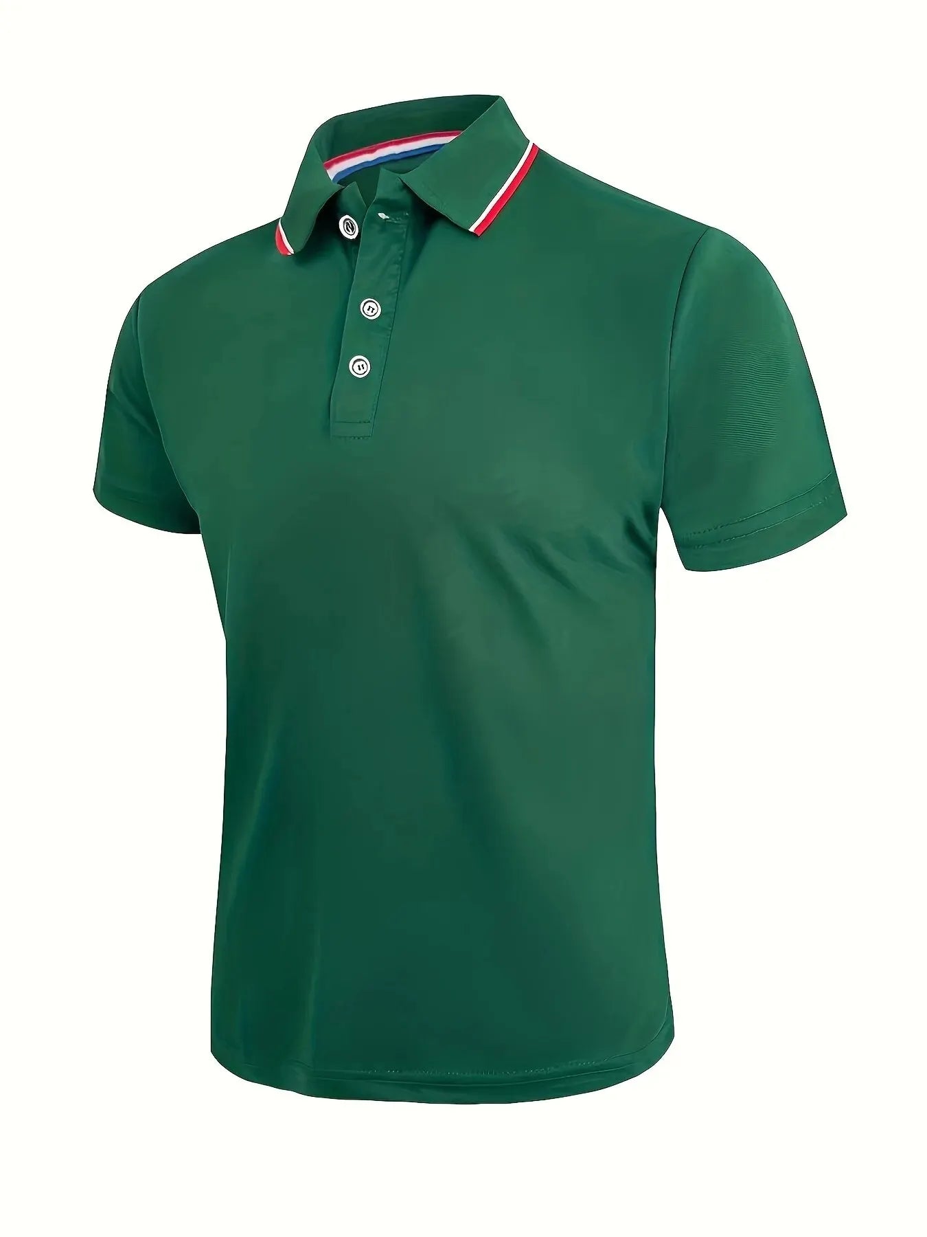 Men’s Polo Shirt – Breathable Solid Color Casual T-Shirt