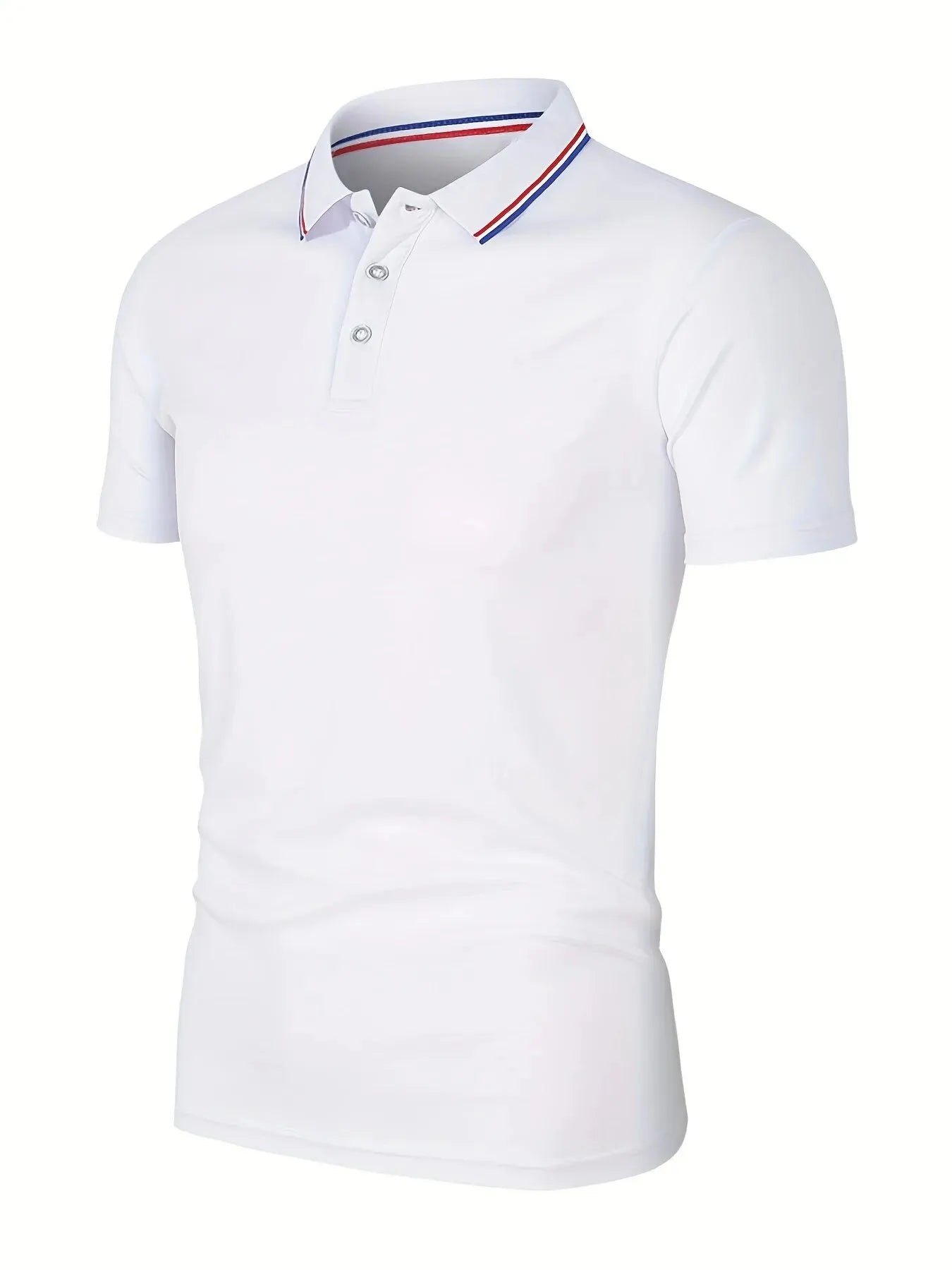 Men’s Polo Shirt – Breathable Solid Color Casual T-Shirt