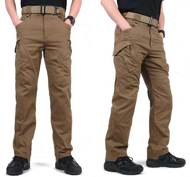Cotton Men Military Tactical Cargo Pants  - brown