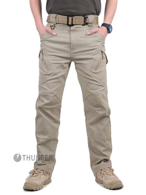 Cotton Men Military Tactical Cargo Pants  - sand
