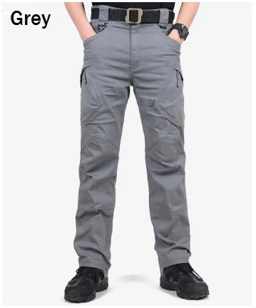 Cotton Men Military Tactical Cargo Pants  -gray